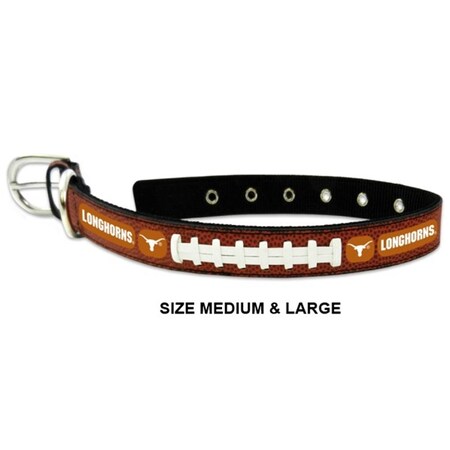 Gamewear Texas Longhorns Leather Football Collar - Toy gwCLC-CFB-TEL-0001